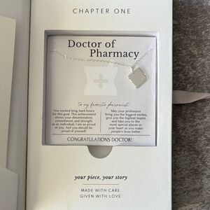 Silver Doctor of Pharmacy Necklace